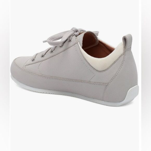 Linea Paolo Kristen Sneakers Women's Size 11 Light Gray White Leather NWOT‎ - Picture 4 of 10